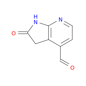 2,3-二氢-2-氧代-1H-Pyrrolo[2,3-B]吡啶-4-羧醛