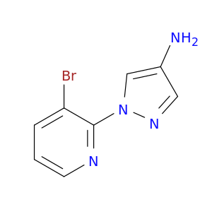 1-(3-bromopyridin-2-yl)-1H-pyrazol-4-amine