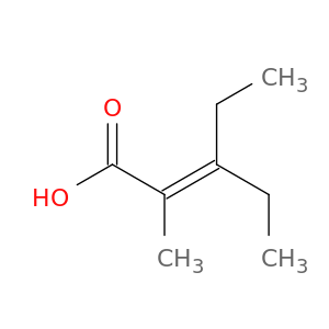 2-Pentenoic acid, 3-ethyl-2-methyl-