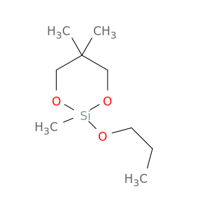 1,3-Dioxa-2-silacyclohexane, 2,5,5-trimethyl-2-propoxy-