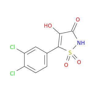 3(2H)-Isothiazolone, 5-(3,4-dichlorophenyl)-4-hydroxy-, 1,1-dioxide