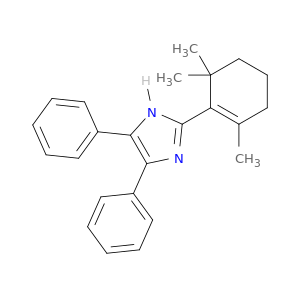 1H-Imidazole, 4,5-diphenyl-2-(2,6,6-trimethyl-1-cyclohexen-1-yl)-