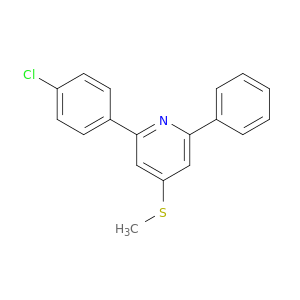 Pyridine,2-(4-chlorophenyl)-4-(methylthio)-6-phenyl-