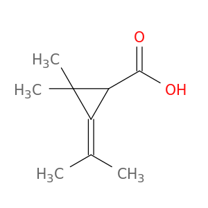 Cyclopropanecarboxylicacid, 2,2-dimethyl-3-(1-methylethylidene)-