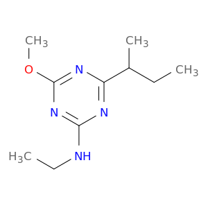 1,3,5-Triazin-2-amine, N-ethyl-4-methoxy-6-(1-methylpropyl)-