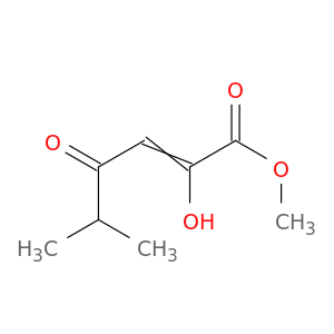 2-Hexenoic acid, 2-hydroxy-5-methyl-4-oxo-, methyl ester