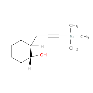 Cyclohexanol, 2-[3-(trimethylsilyl)-2-propynyl]-, trans-