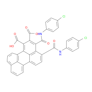Perylenedicarboxylic acid, bis[[(4-chlorophenyl)amino]carbonyl]-
