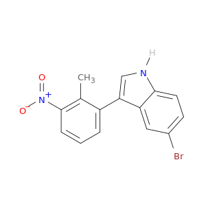 1H-Indole, 5-bromo-3-(2-methyl-3-nitrophenyl)-