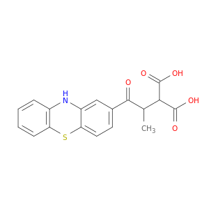 Propanedioic acid, [1-methyl-2-oxo-2-(10H-phenothiazin-2-yl)ethyl]-