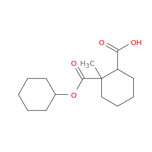 1,2-Cyclohexanedicarboxylicacid, methyl-, monocyclohexyl ester (9CI)