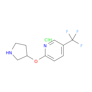 2-(Pyrrolidin-3-yloxy)-5-(trifluoromethyl)pyridine Hydrochloride