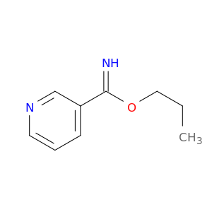 3-Pyridinecarboximidic acid, propyl ester