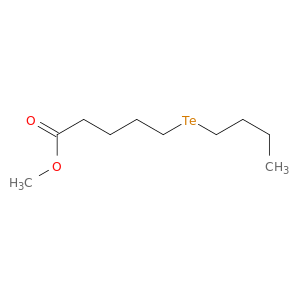 Pentanoic acid, 5-(butyltelluro)-, methyl ester