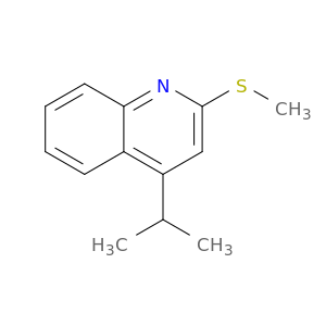 Quinoline, 4-(1-methylethyl)-2-(methylthio)-