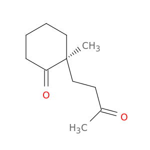 Cyclohexanone, 2-methyl-2-(3-oxobutyl)-, (S)-