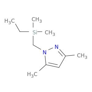 1H-Pyrazole, 1-[(ethyldimethylsilyl)methyl]-3,5-dimethyl-