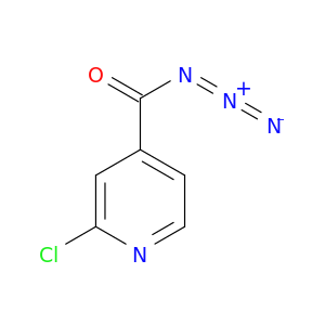 4-Pyridinecarbonyl azide, 2-chloro-