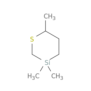 1-Thia-3-silacyclohexane, 3,3,6-trimethyl-