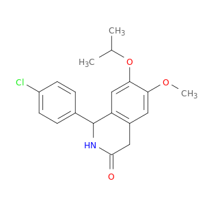 1-(4-氯苯基)-1,4-二氢-6-甲氧基-7-异丙氧基-3(2H)-异喹啉酮