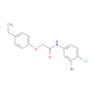 N-(3-Bromo-4-chlorophenyl)-2-(4-ethylphenoxy)acetamide