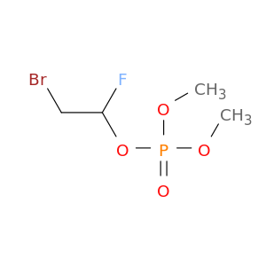 Phosphoric acid, 2-bromo-1-fluoroethyl dimethyl ester