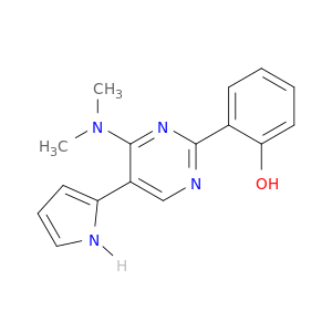Phenol, 2-[4-(dimethylamino)-5-(1H-pyrrol-2-yl)-2-pyrimidinyl]-