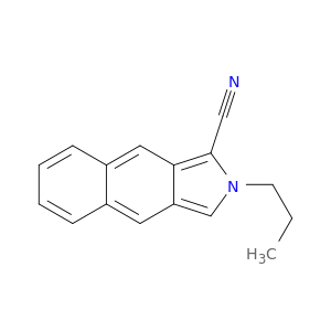 2H-Benz[f]isoindole-1-carbonitrile, 2-propyl-