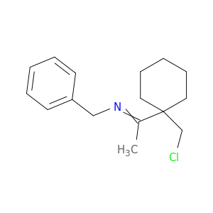 Benzenemethanamine, N-[1-[1-(chloromethyl)cyclohexyl]ethylidene]-