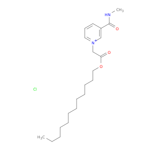 1-DODECYLOXYCARBONYLMETHYL-3-(METHYLCARBAMOYL)PYRIDINIUM CHLORIDE