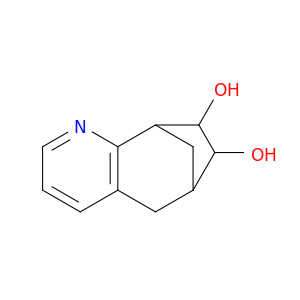 6,9-Methano-5H-cyclohepta[b]pyridine-7,8-diol, 6,7,8,9-tetrahydro-