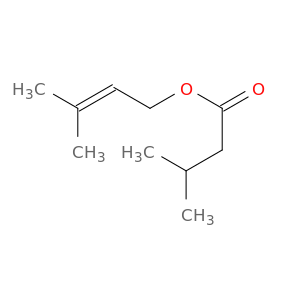 Butanoic acid, 3-methyl-, 3-methyl-2-butenyl ester