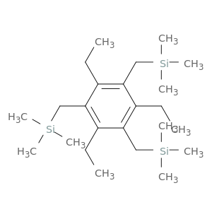 Silane, [(2,4,6-triethyl-1,3,5-benzenetriyl)tris(methylene)]tris[trimethyl-