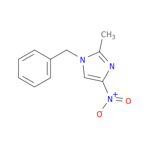 1H-Imidazole, 2-methyl-4-nitro-1-(phenylmethyl)-