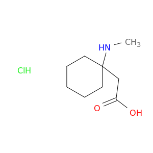 2-[1-(methylamino)cyclohexyl]acetic acid hydrochloride