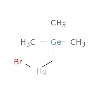 Mercury, bromo[(trimethylgermyl)methyl]-