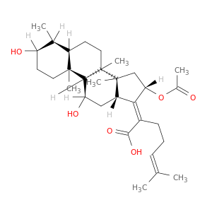 (3alpha,4alpha,8alpha,9beta,11alpha,13alpha,14beta,16beta,17Z)-16-(乙酰氧基)-3,11-二羟基-29-去甲-17(20),24-二烯-21-酸