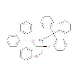 1-Propanol, 3-(triphenylmethoxy)-2-[(triphenylmethyl)amino]-, (2R)-