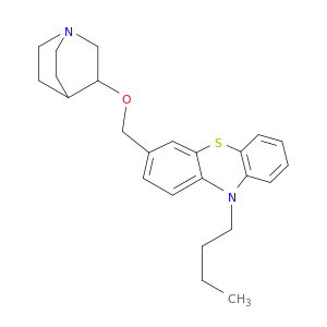 10H-Phenothiazine, 3-[(1-azabicyclo[2.2.2]oct-3-yloxy)methyl]-10-butyl-