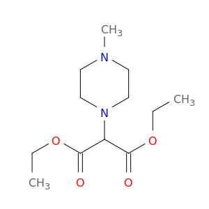 Propanedioic acid,2-(4-methyl-1-piperazinyl)-, 1,3-diethyl ester