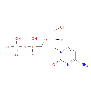 Isohypophosphoric acid,P'-[[(1S)-2-(4-amino-2-oxo-1(2H)-pyrimidinyl)-1-(hydroxymethyl)ethoxy]methyl]-