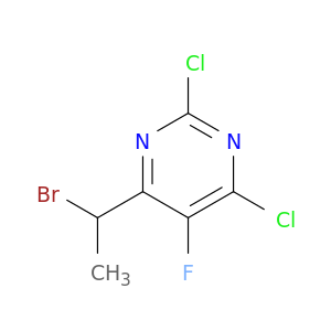 6-(1-Bromo-ethyl)-4-chloro-5-fluoropyrimidine