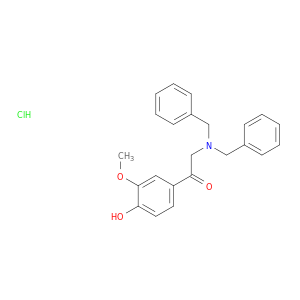 2-(二苯甲氨基)-4`-羟基-3`-甲氧基苯乙酮盐酸盐