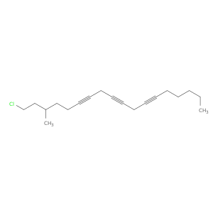 6,9,12-Octadecatriyne, 1-chloro-3-methyl-