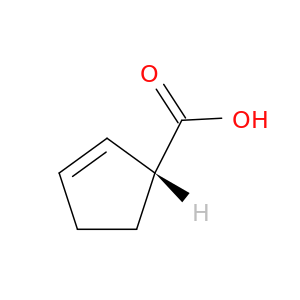 2-Cyclopentene-1-carboxylic acid, (1R)-
