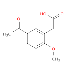 2-(5-Acetyl-2-methoxyphenyl)acetic acid