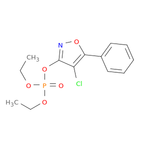 4-chloro-5-phenyl-1,2-oxazol-3-yl diethyl phosphate