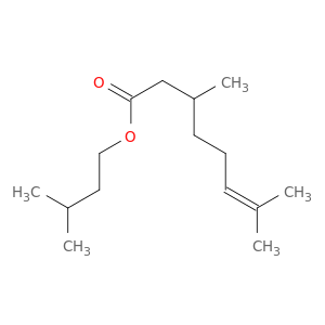 6-Octenoic acid, 3,7-dimethyl-, 3-methylbutyl ester