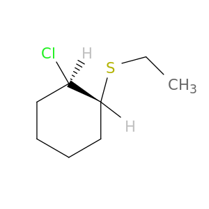 Cyclohexane, 1-chloro-2-(ethylthio)-, trans-