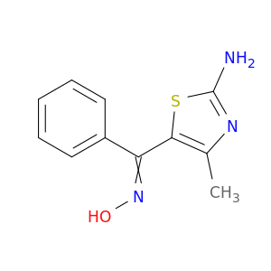 Methanone,(2-amino-4-methyl-5-thiazolyl)phenyl-, oxime